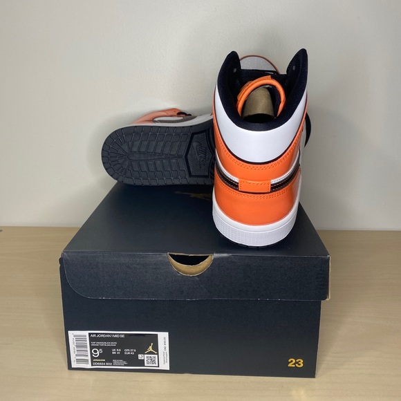 SOLD-Air Jordan 1 Mid Turf Orange - Picture 4 of 5